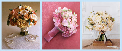 Bridal hand tied posies