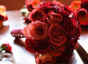 Red Bridal Bouquet