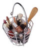 A basket with cosmetics
