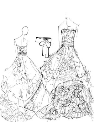 Jewish Wedding Info – Sketching the Dress